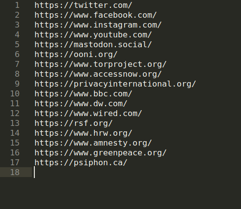 Text editor custom URLs Text editor custom URLs