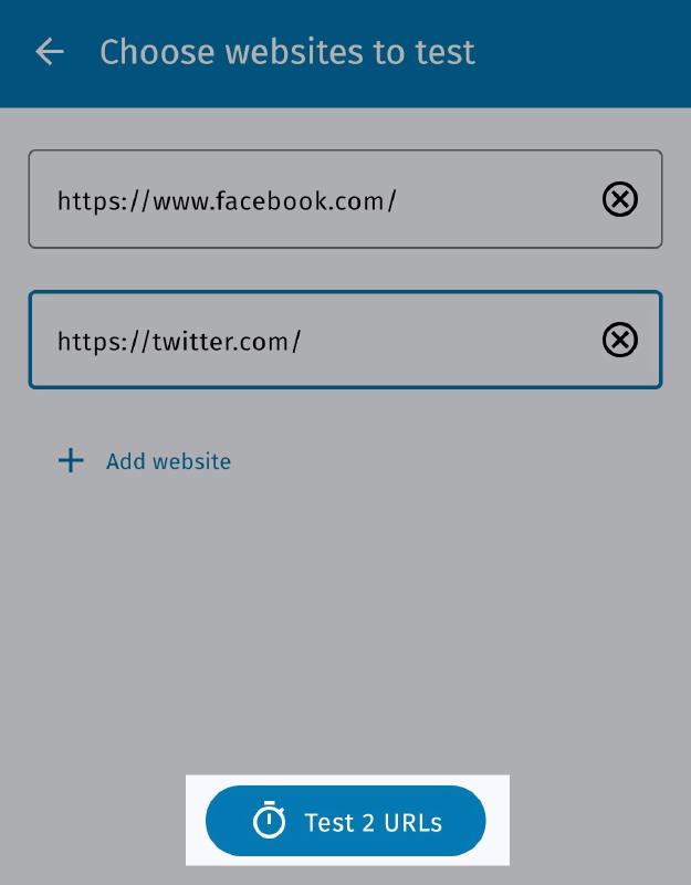 Testing custom sites Testing custom sites