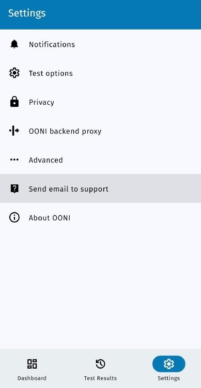 Send email to support Send email to support